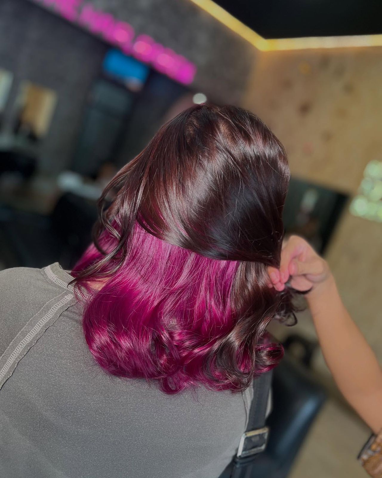 Peek a Boo — Magenta Glow