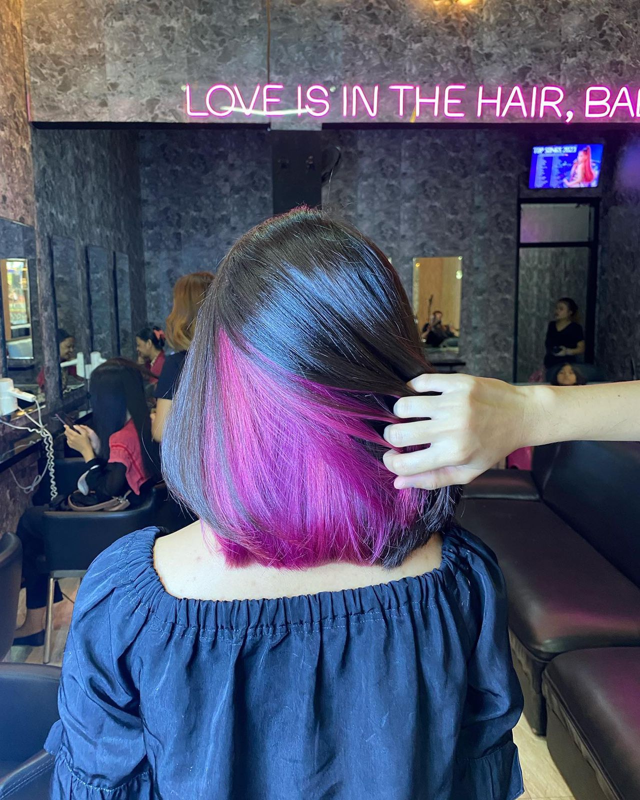 Peek a Boo — Magenta Bob